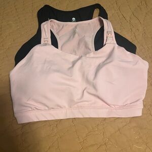 Senita Athletics Nursing Sports Bras size L Bundle